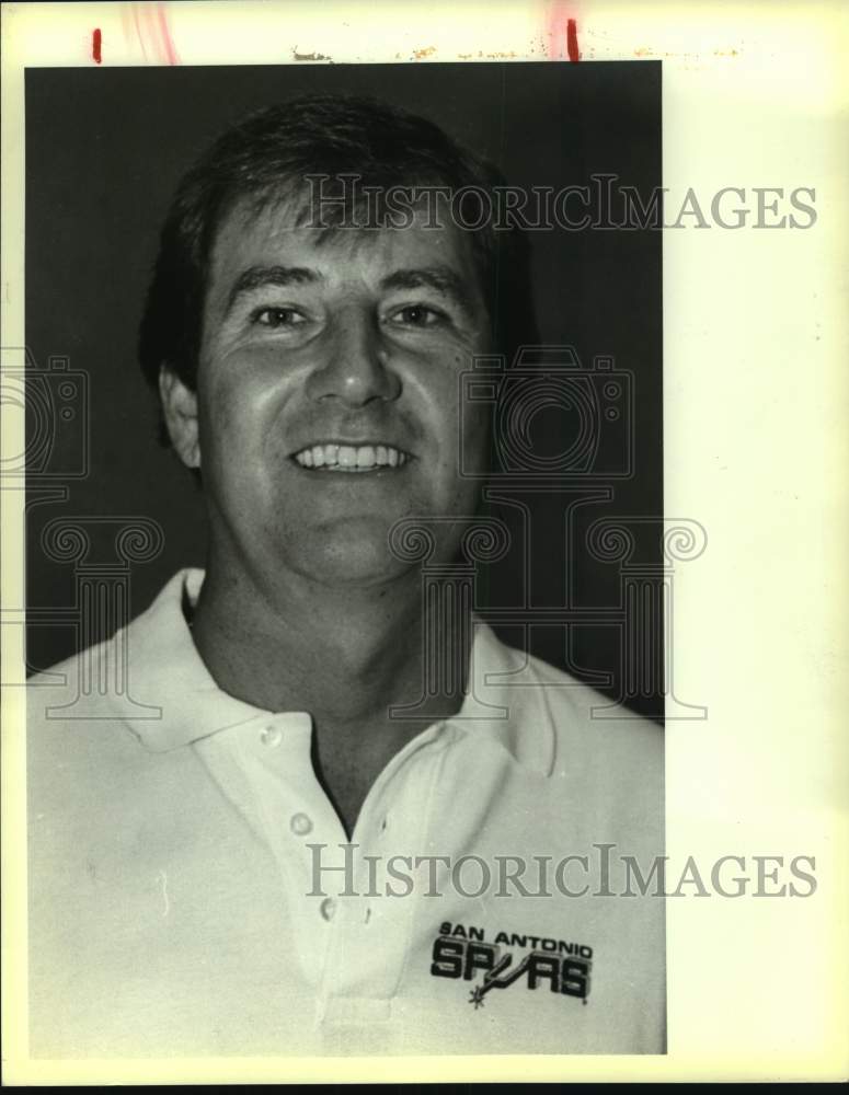 1983 Press Photo San Antonio Spurs coach Morris McHone - sas14150- Historic Images