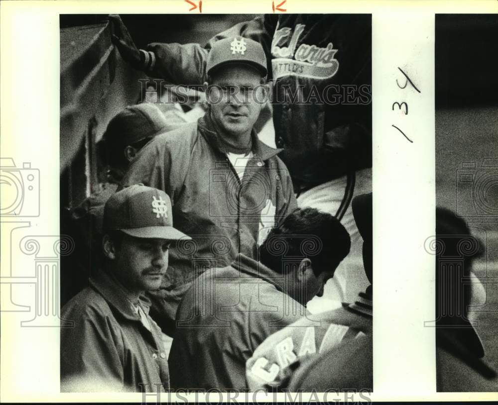 1989 Press Photo St. Mary's college baseball coach Charlie Migl - sas14242- Historic Images