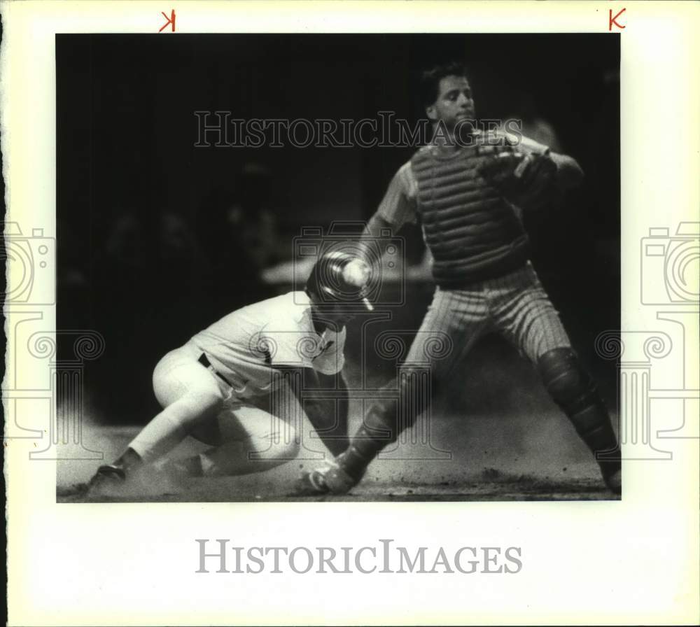 1990 Press Photo San Antonio Missions and El Paso play minor league baseball- Historic Images