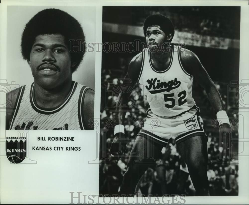 Press Photo Kansas City Kings basketball player Bill Robinzine - sas14456- Historic Images