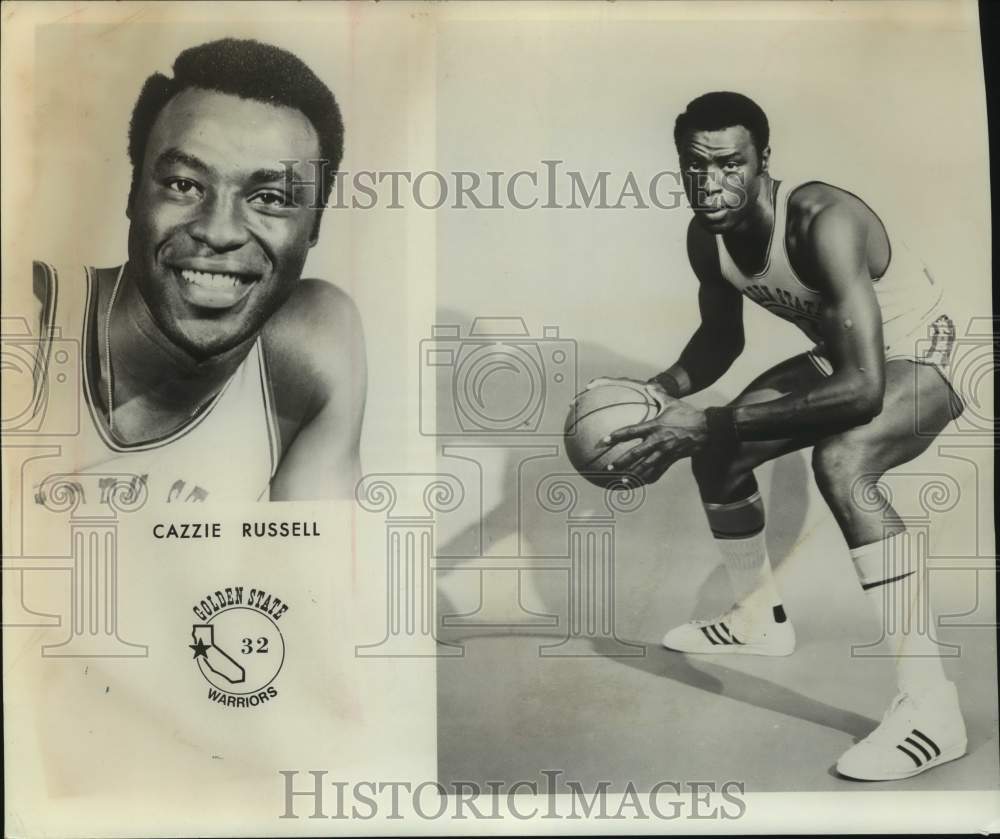 1973 Press Photo Golden State Warriors basketball player Cazzie Russell- Historic Images