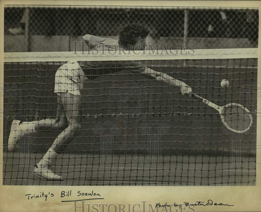 Press Photo Trinity tennis player Bill Scanlon - sas14546- Historic Images