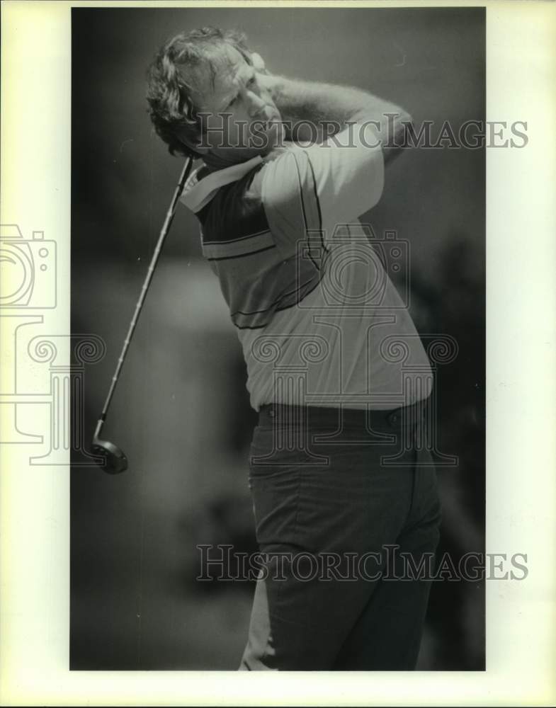 1989 Press Photo PGA Senior Tour golfer Bobby Nichols at the RJR at Dominion- Historic Images