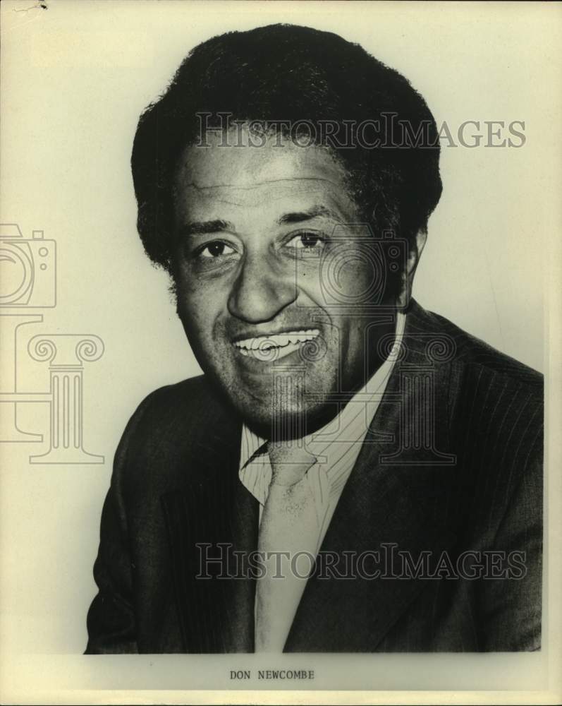 Press Photo Retired Major League Baseball player Don Newcombe - sas14644- Historic Images