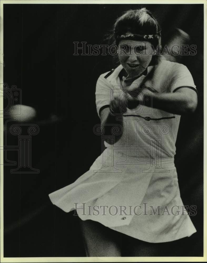 1985 Press Photo Tennis player Chesley Seals - sas14651- Historic Images
