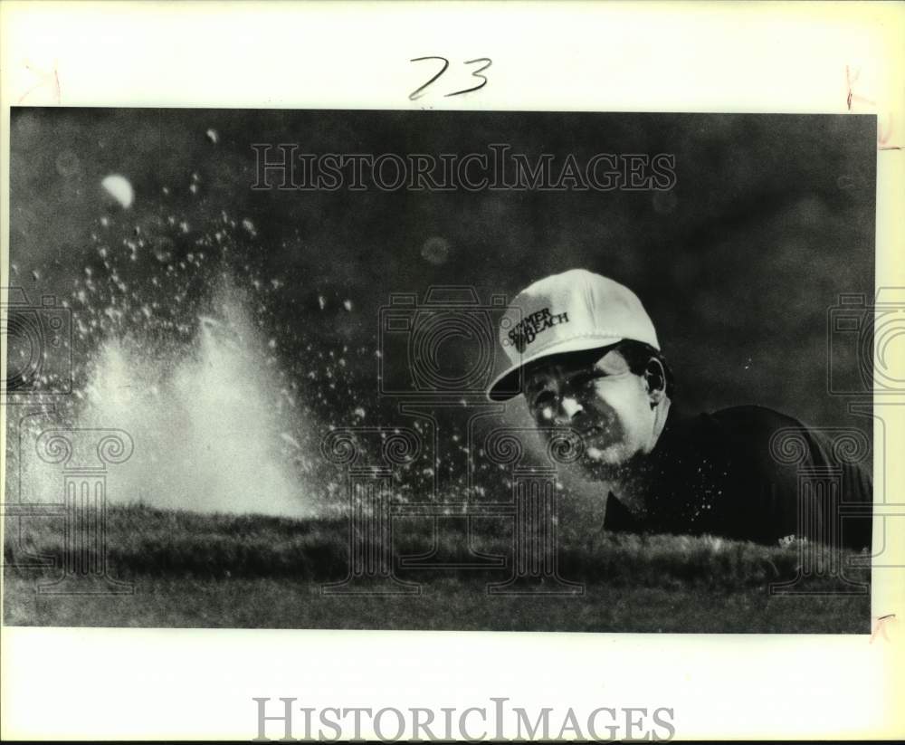 1987 Press Photo PGA Tour golfer Mark McCumber at the Nabisco Open - sas14799- Historic Images