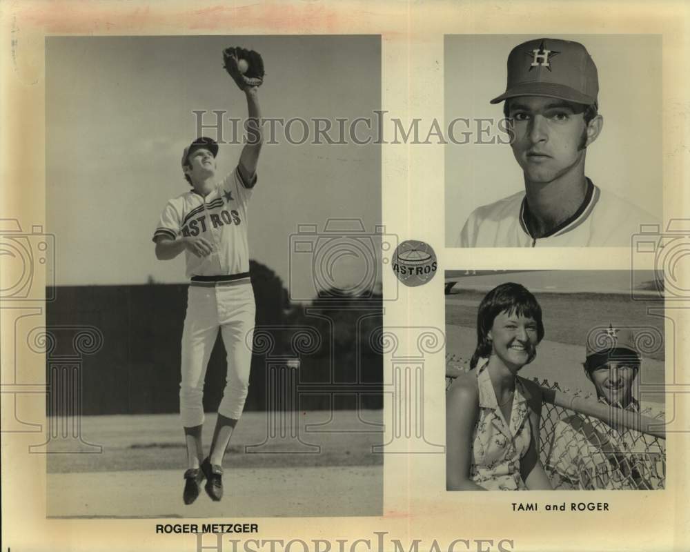 Press Photo Houston Astros baseball player Roger Metzger - sas14843- Historic Images