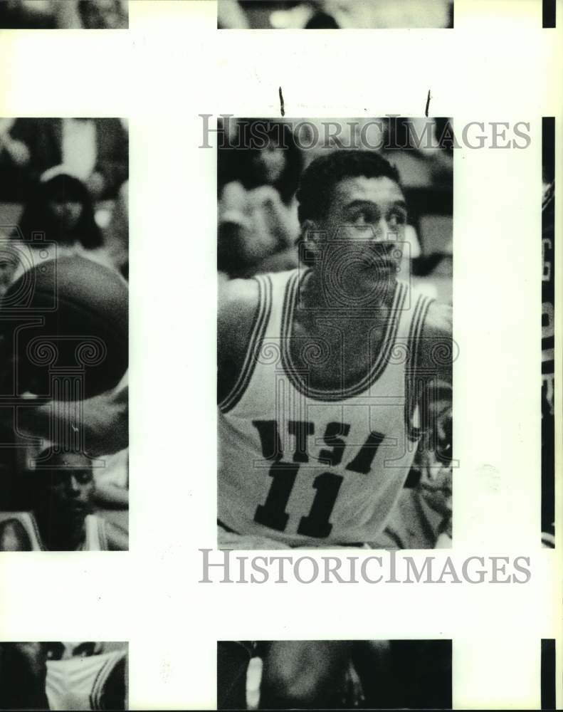 1990 Press Photo Texas-San Antonio college basketball player Michael Mason- Historic Images