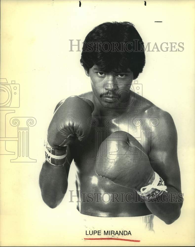 Press Photo Boxer Lupe Miranda - sas14901- Historic Images