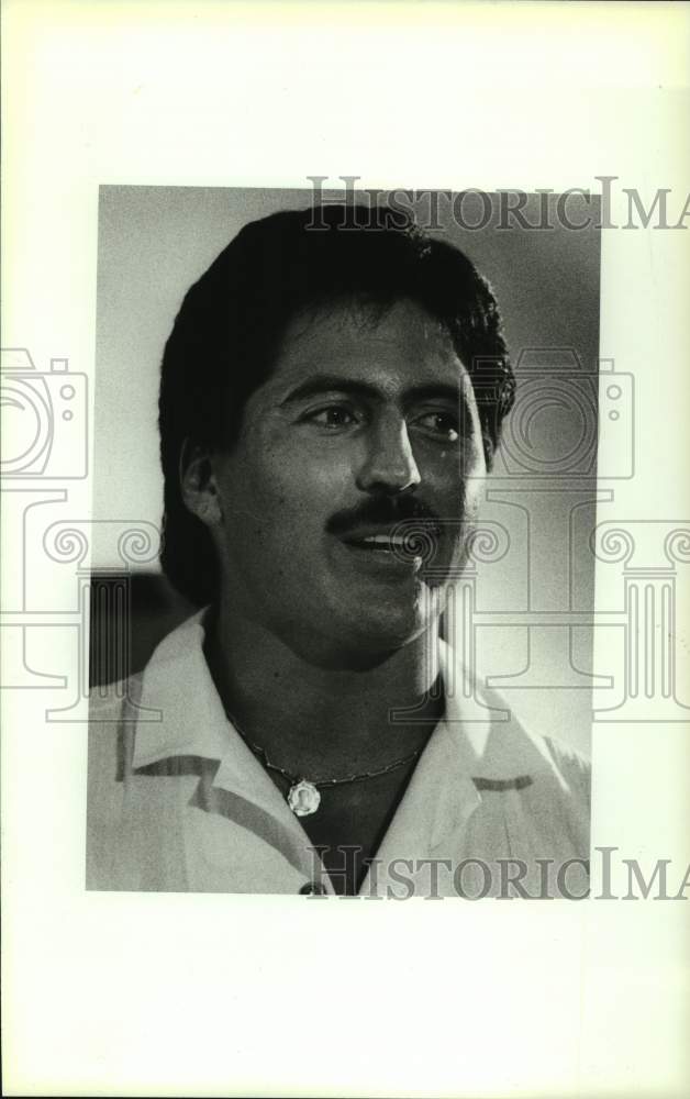 1989 Press Photo Nissan Grand Prix race driver Jorge Mendoza-Powell - sas15033- Historic Images