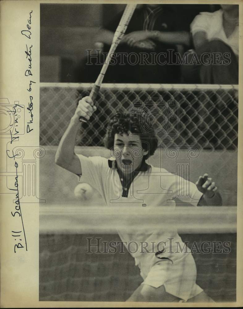 Press Photo Trinity tennis player Bill Scanlon - sas15053- Historic Images