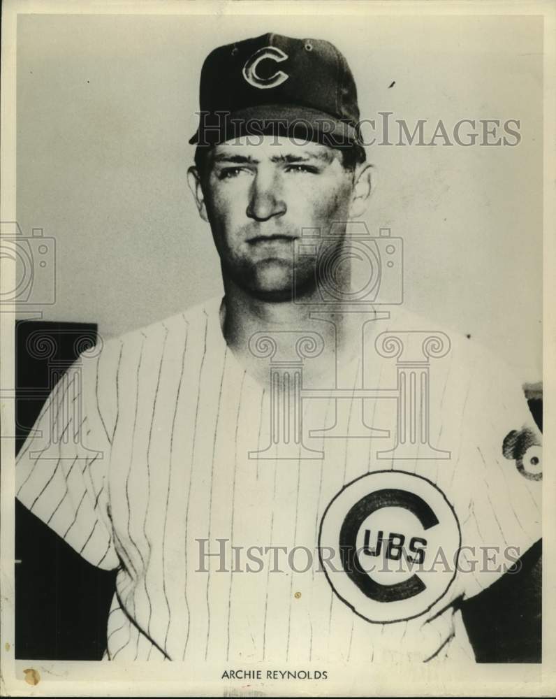 Press Photo Chicago Cubs baseball player Archie Reynolds - sas15235- Historic Images