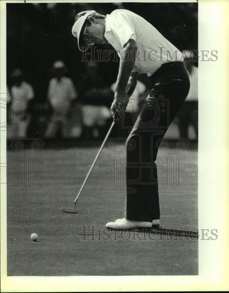 1987 Press Photo PGA Tour golfer Mike Reid plays the Nabisco Championship- Historic Images