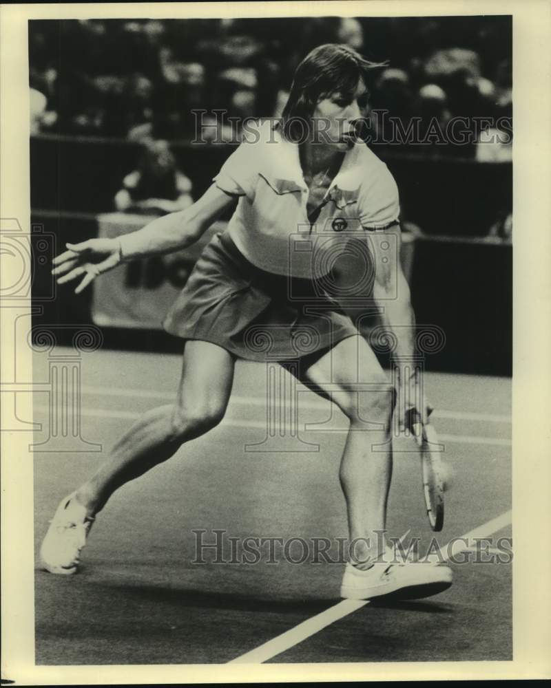 Press Photo Wimbledon tennis champion Martina Navratilova - sas15265- Historic Images
