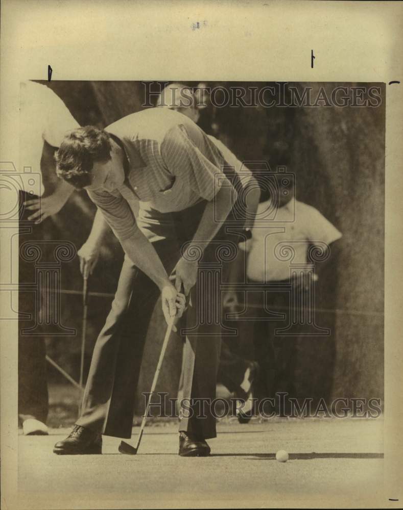 1981 Press Photo Golfer Hubert Greene at the Texas Open - sas15403- Historic Images