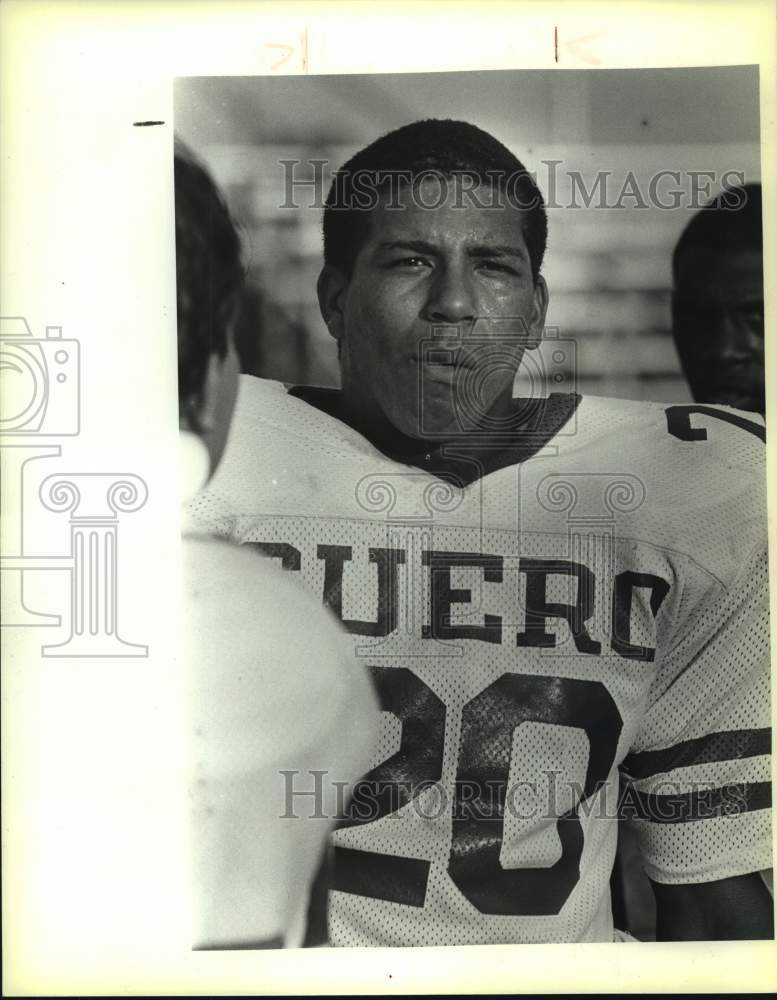 Press Photo Cuero High football player Robert Strait - sas15743- Historic Images