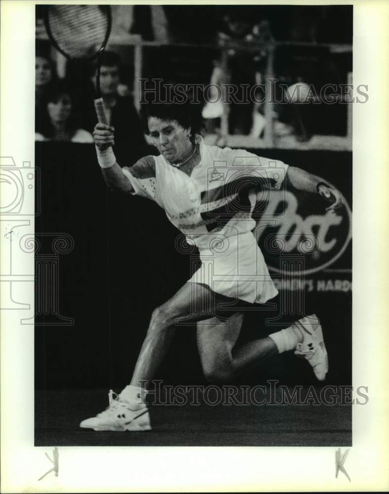 1990 Press Photo Tennis player Anne Smith at U.S. Hardcourt Championships- Historic Images