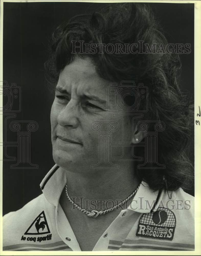 1987 Press Photo San Antonio Racquets team tennis player Anne Smith - sas15753- Historic Images