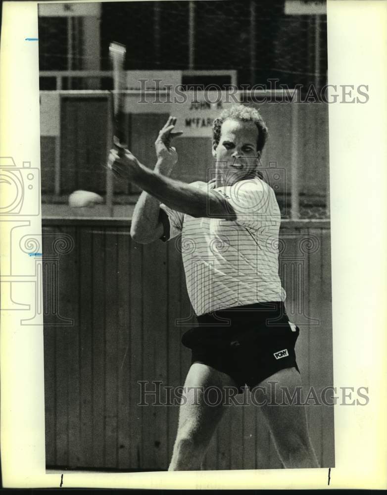 1986 Press Photo San Antonio Racquets team tennis player Ben Testerman- Historic Images