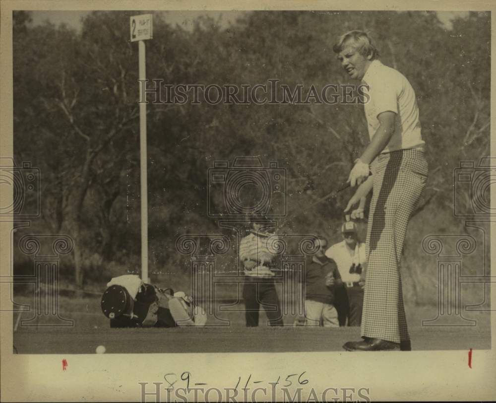 1974 Press Photo Golfer John Mahaffey at the Texas Open - sas15967- Historic Images