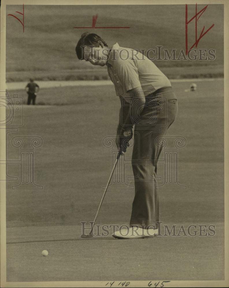 1974 Press Photo Golfer David Shuster at the Texas Open - sas16046- Historic Images