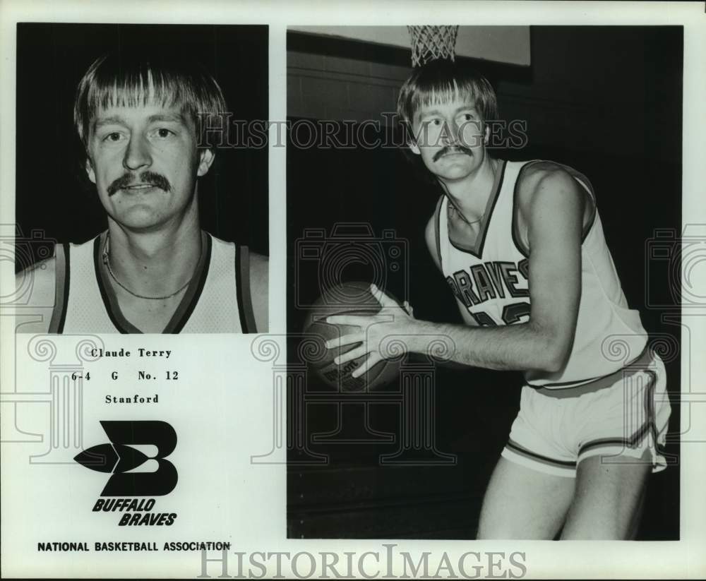 Press Photo Buffalo Braves basketball player Claude Terry - sas16185- Historic Images