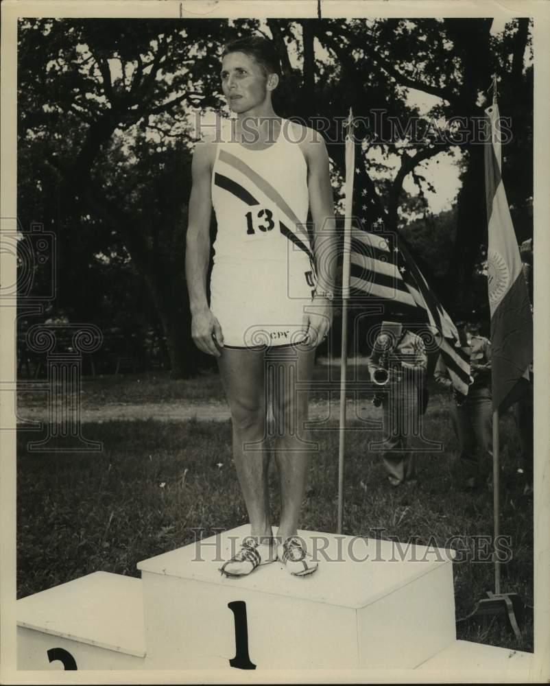 1959 Press Photo Pentathlon champion Corporal Dick Stoll - sas16462- Historic Images