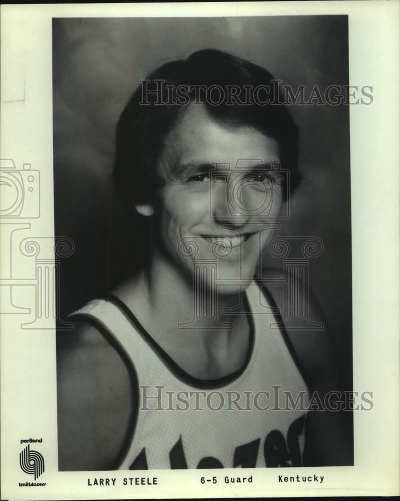 Press Photo Portland Trail Blazers basketball player Larry Steele - sas16634- Historic Images