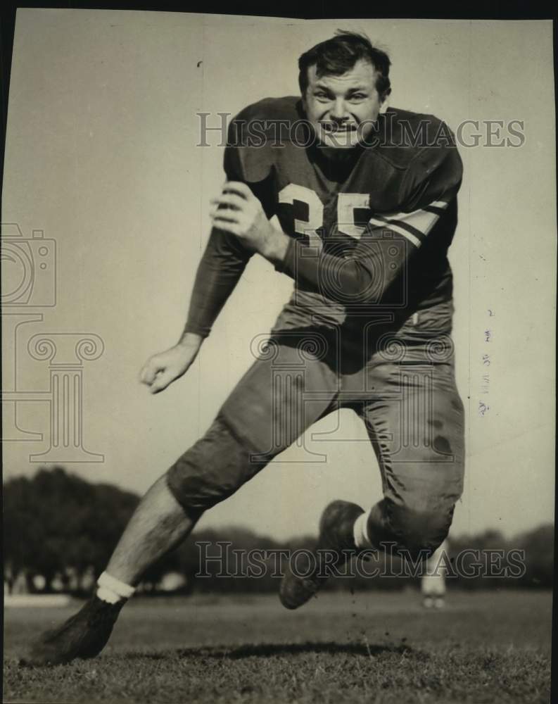 1950 Press Photo Rice college football player Ike Neumann - sas17013- Historic Images