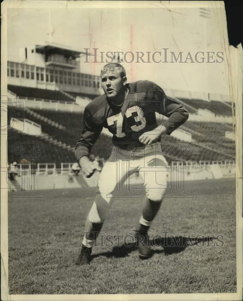 1953 Press Photo Texas Christian footbal player Ray Hill - sas17212- Historic Images