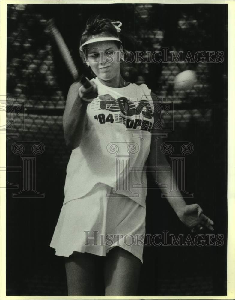 1986 Press Photo Tennis player Nicole Jacobs - sas17219- Historic Images