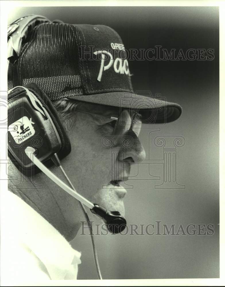 Press Photo Green Bay Packers football coach Lindy Infante - sas17236- Historic Images