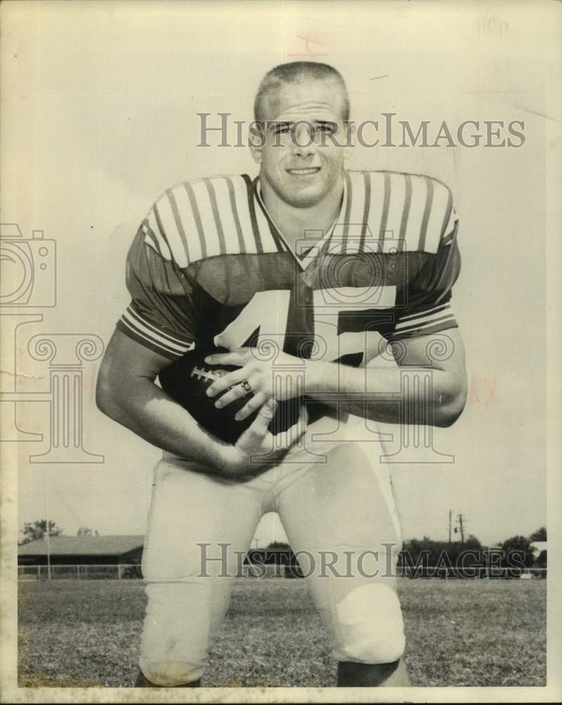 1961 Press Photo Football player James Hodges - sas17266- Historic Images