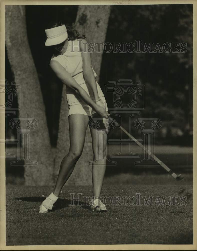 Press Photo Golfer Nancy Meek - sas17393- Historic Images