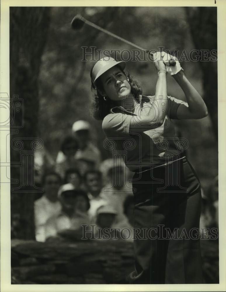 1982 Press Photo Golfer Nancy Lopez - sas17613- Historic Images