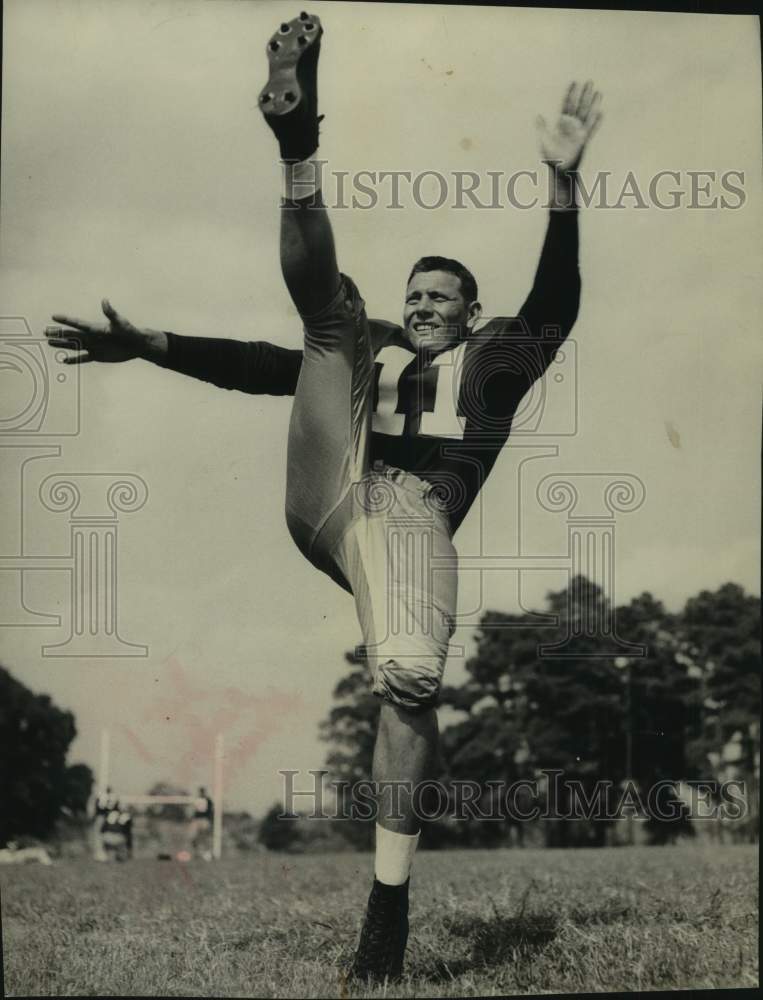 Press Photo A University of Houston football player - sas17631- Historic Images