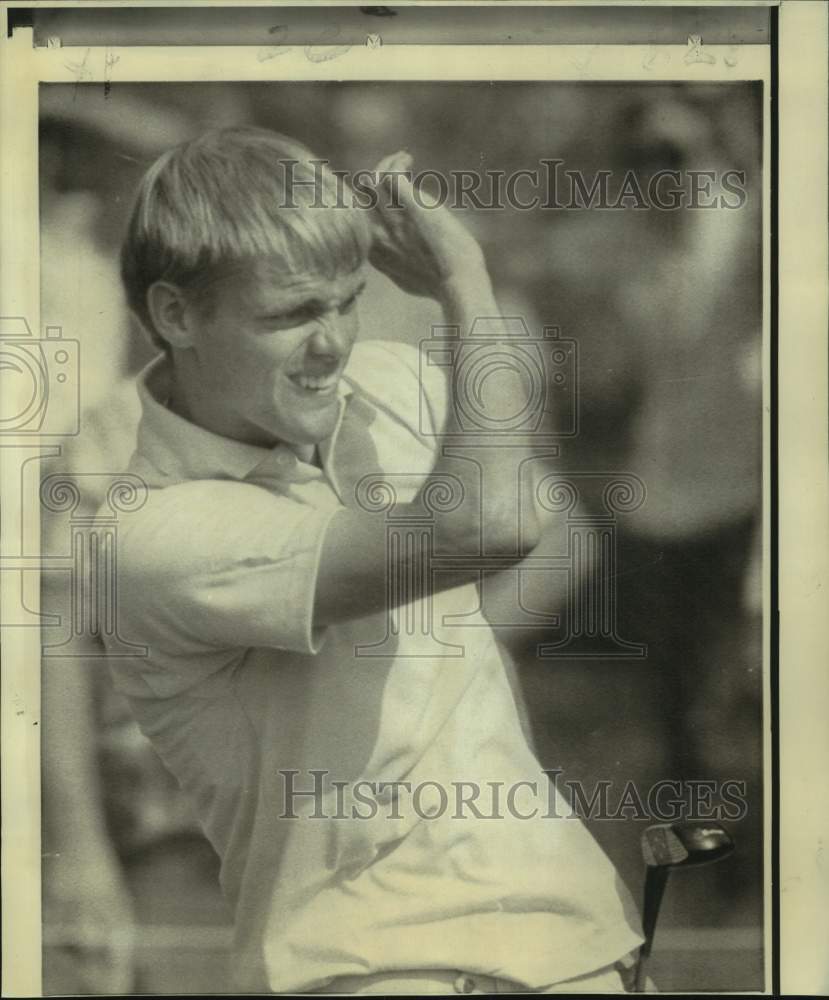 1970 Press Photo Golfer Larry Hinson plays the PGA Championship - sas17659- Historic Images