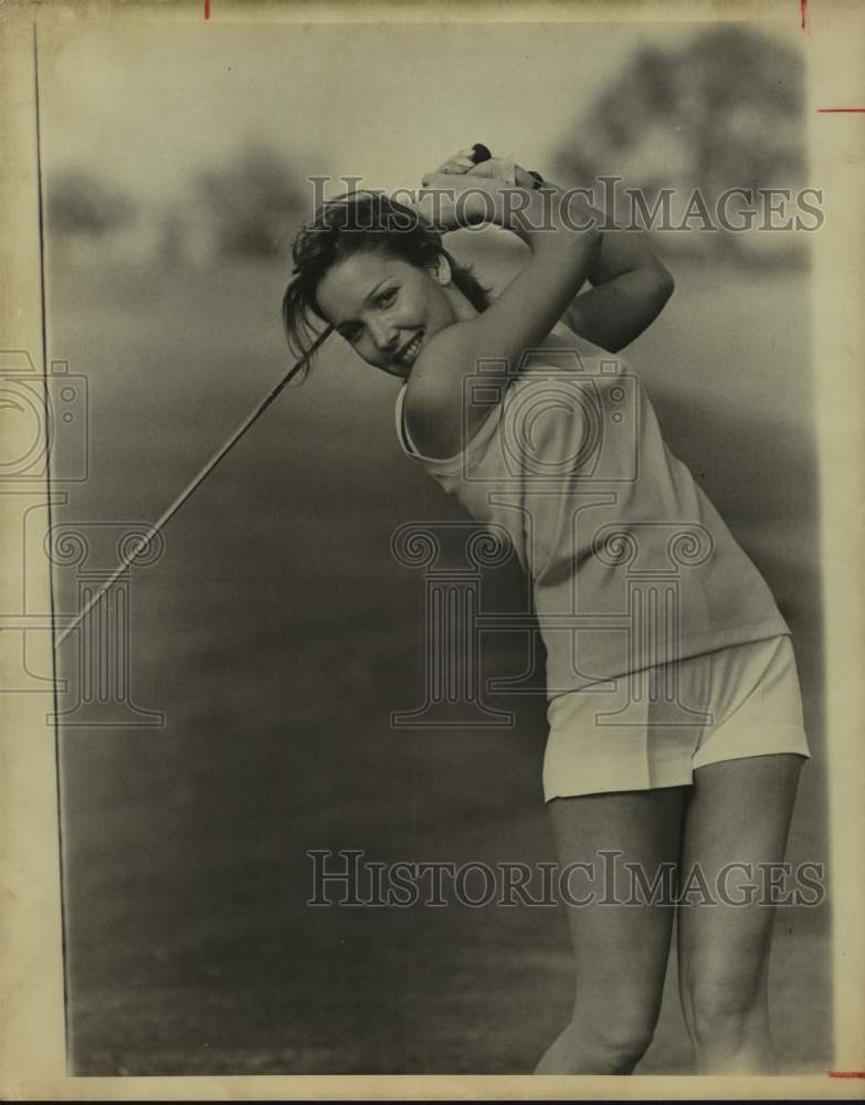 Press Photo Golfer Nancy Meek of San Antonio - sas17674- Historic Images