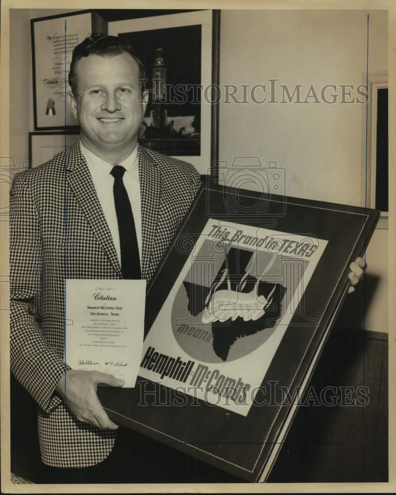 Press Photo Car dealer and San Antonio Spurs owner Red McCombs - sas17680- Historic Images