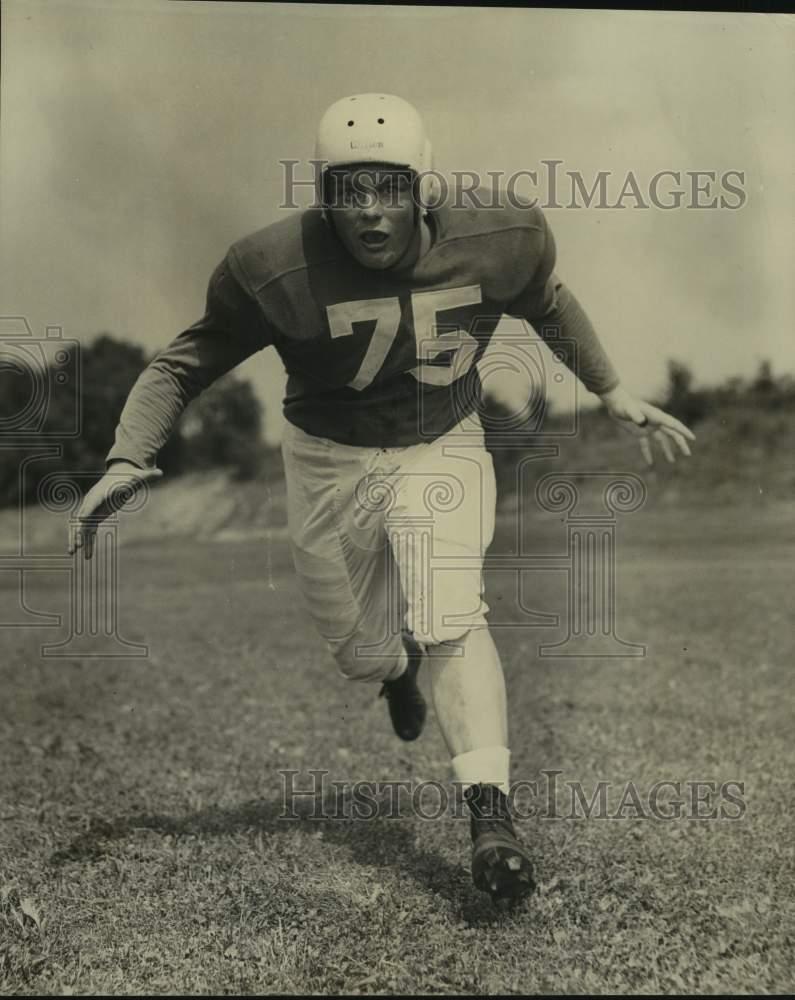 Press Photo Football player Jim MacKenzie - sas17715- Historic Images