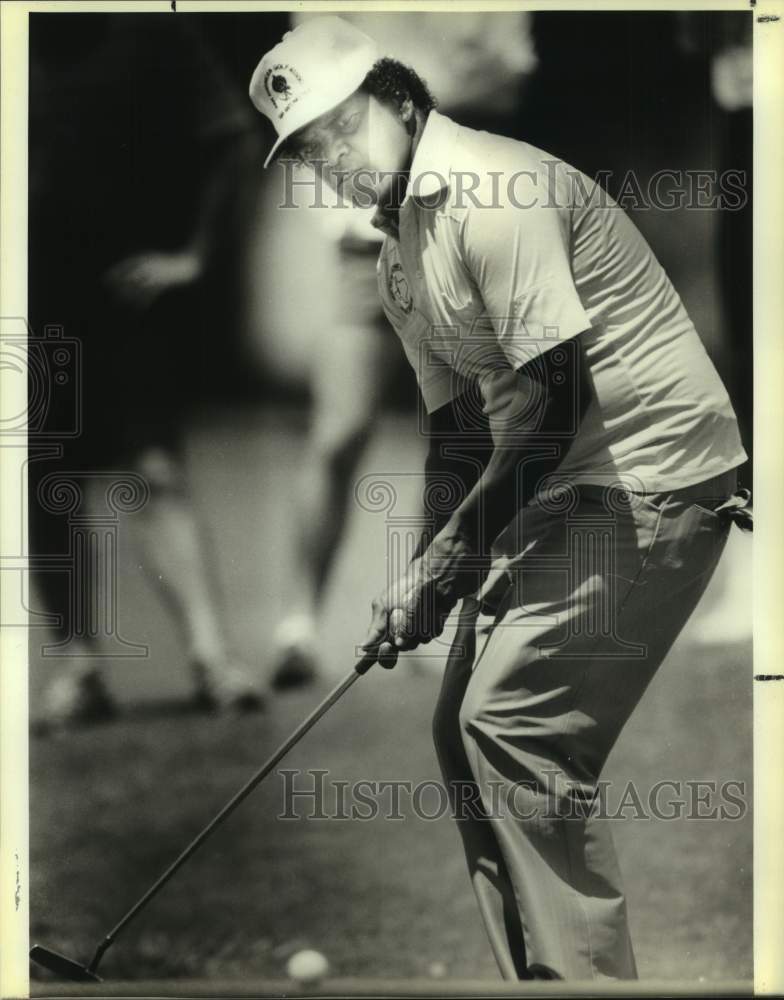 1988 Press Photo Les Mackey at Olmos Basin Golf Course - sas17723- Historic Images