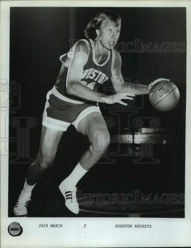 Press Photo Houston Rockets basketball player Jack Marin - sas17747- Historic Images