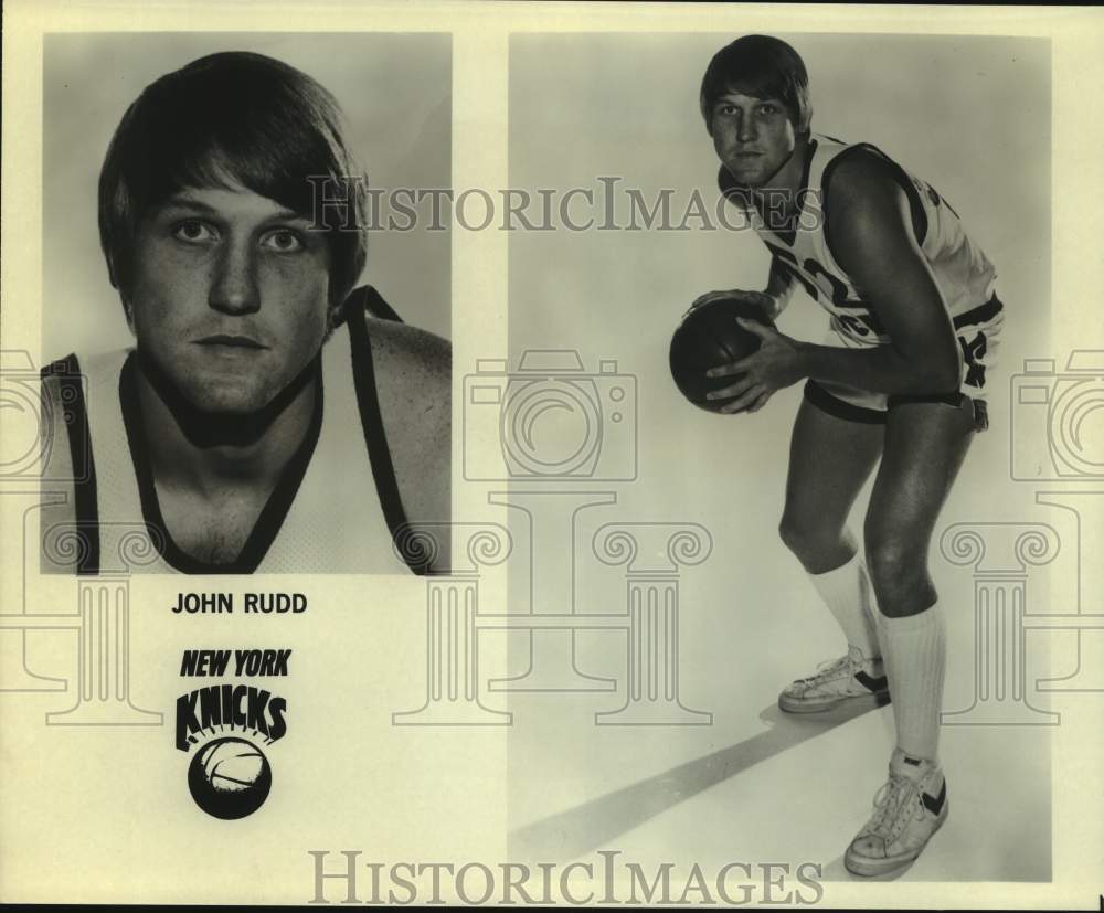 Press Photo New York Knicks basketball player John Rudd - sas17789- Historic Images