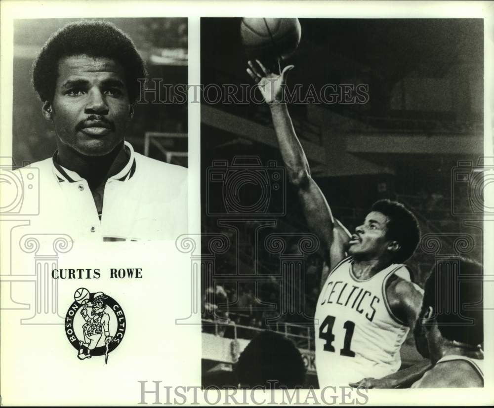 Press Photo Boston Celtics basketball player Curtis Rowe - sas17802- Historic Images