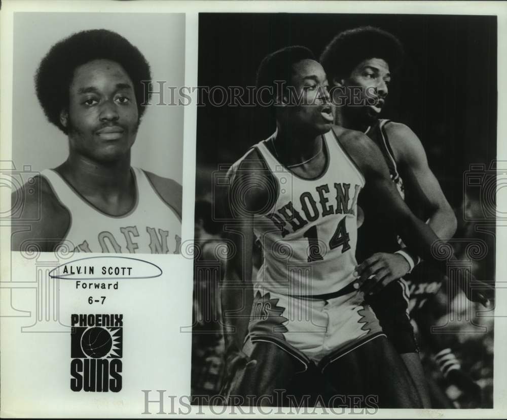 Press Photo Phoenix Suns basketball player Alvin Scott - sas17823- Historic Images