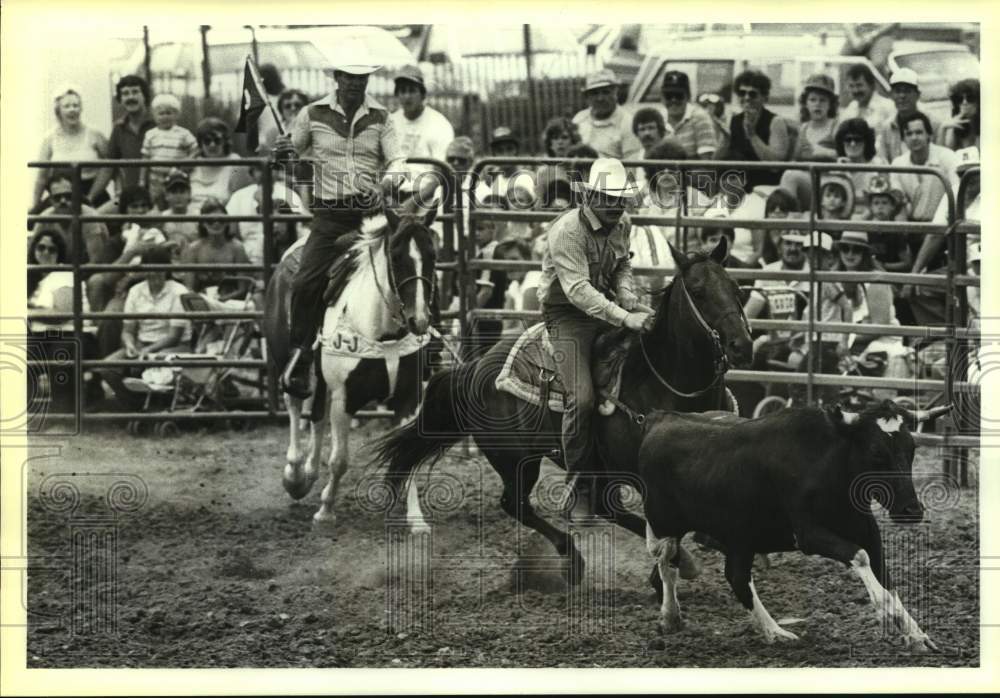 1985 Press Photo Pennsylvania rode competitor Dennsi Sciabica - sas17830- Historic Images