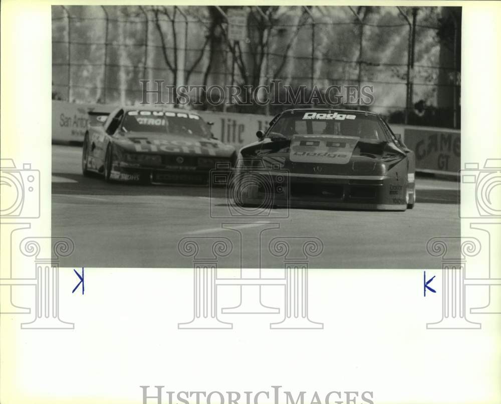 1989 Press Photo Race driver Kal Showket during IMSA-GTU qualifying - sas17844- Historic Images