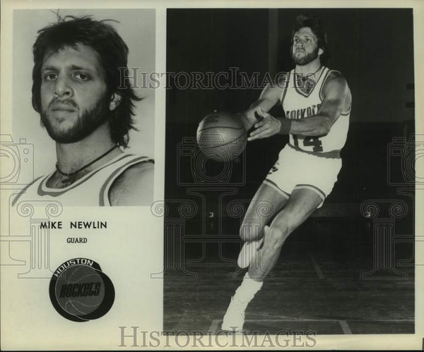 Press Photo Houston Rockets basketball player Mike Newlin - sas17881 ...