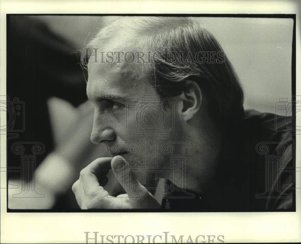 1976 Press Photo Tulane basketball player Phil Hicks - sas17974- Historic Images