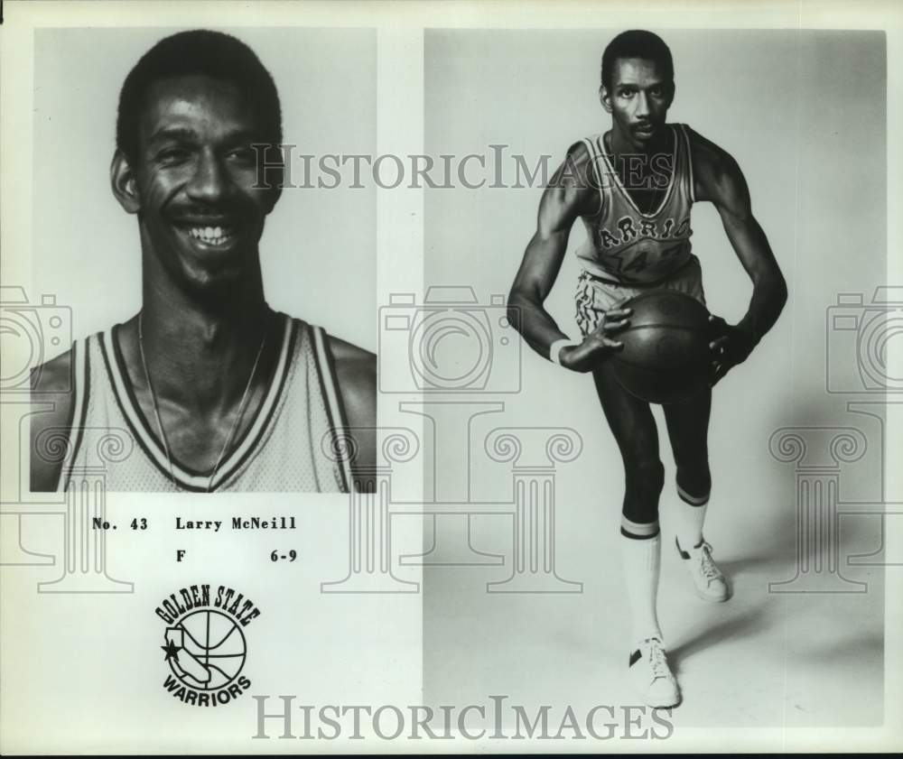 Press Photo Golden State Warriors basketball player Larry McNeill - sas18030- Historic Images